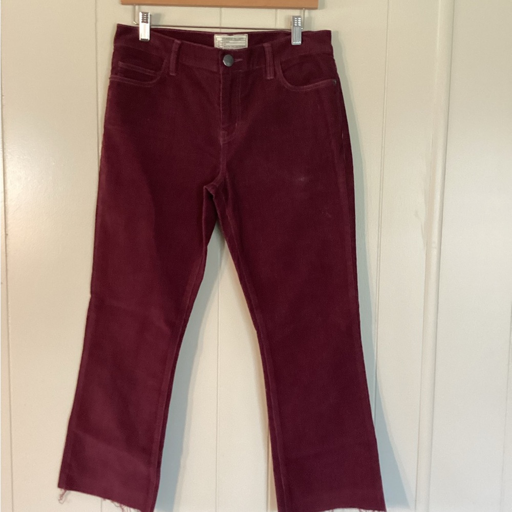 Current Elliott Women's Burgundy Jeans